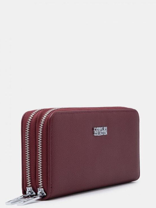 Large Women's Burgundy Wallet