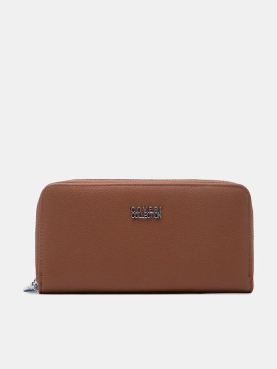 Large Women's Brown Wallet