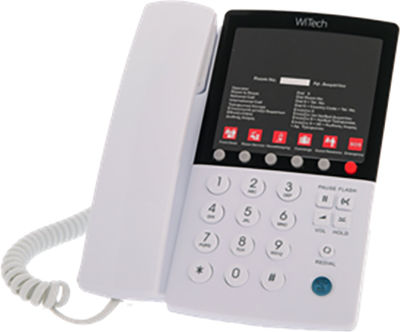 WT-5006 Corded Office Phone White WT-5006WHT