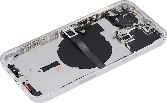 Backcover mit Kleinteilen für iPhone 13 Pro Max US-Version Aftermarket Plus Silber