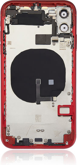 Back Housing W Small Components Pre-installed Iphone 11 No Logo Aftermarket Plus Red
