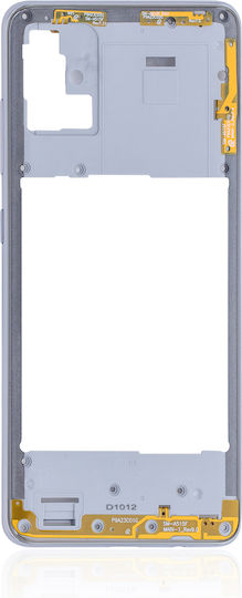 Carcasă Cadru Mijlociu Samsung Galaxy A51 4G A515 2019 Prism Crush Alb