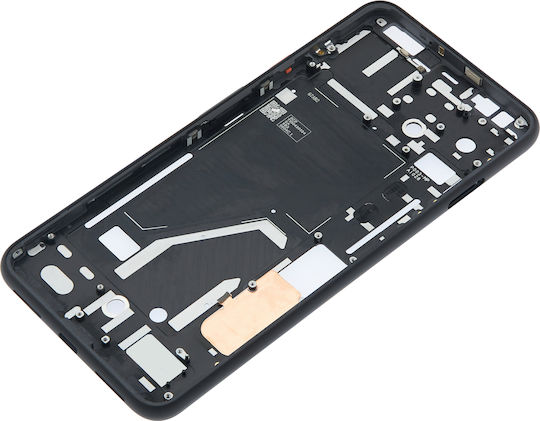 Mittelrahmengehäuse Google Pixel 4 XL Oh So Orange Einschalttaste