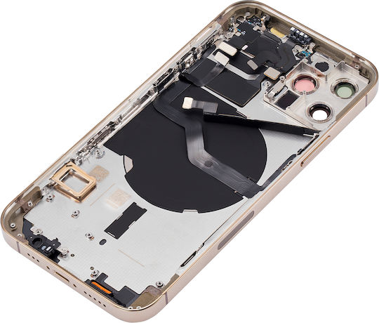 Backcover mit Kleinteilen für iPhone 12 Pro US-Version Aftermarket Plus Gold