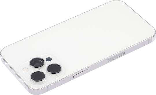 Заден корпус с малки части за iPhone 13 Pro, версия за САЩ, aftermarket plus, сребрист
