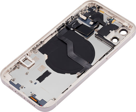 Back Housing W Small Parts Iphone 12 Us Version Aftermarket Plus White