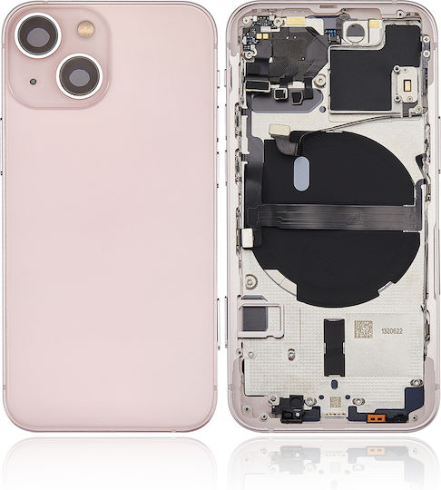 Rückgehäuse mit Kleinteilen iPhone 13 Mini US-Version Aftermarket Plus Rosa