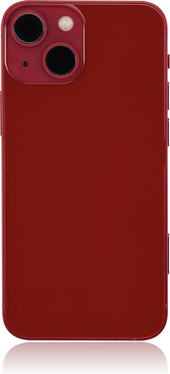 Заден корпус с малки части за iPhone 13 mini, американска версия, aftermarket Plus, червен