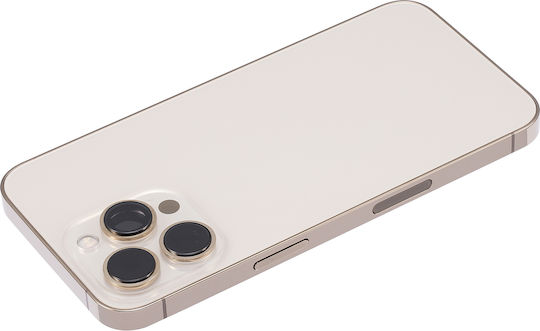 Capac Spate cu Piese Mici iPhone 13 Pro Versiune SUA Aftermarket Plus Auriu