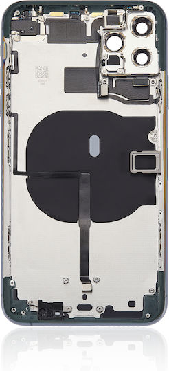 Back Housing W Small Components Pre-installed Iphone 11 Pro Max No Logo Aftermarket Plus Midnight Green