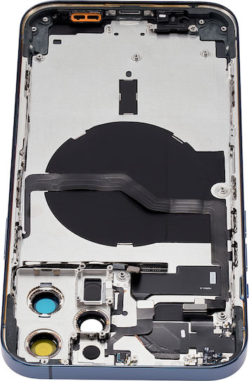 Back Housing W Small Parts Iphone 12 Pro Max Us Version Aftermarket Plus Pacific Blue