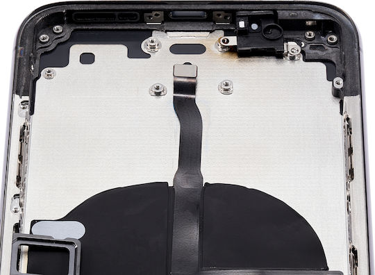 Rückgehäuse mit vorinstallierten Kleinteilen iPhone 11 Pro ohne Logo Aftermarket Plus Space Gray