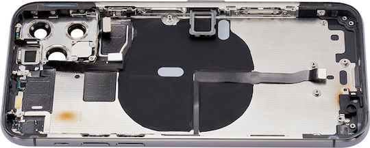 Rückgehäuse mit vorinstallierten Kleinteilen iPhone 11 Pro ohne Logo Aftermarket Plus Space Gray