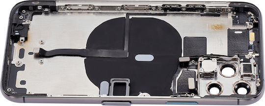 Rückgehäuse mit vorinstallierten Kleinteilen iPhone 11 Pro ohne Logo Aftermarket Plus Space Gray