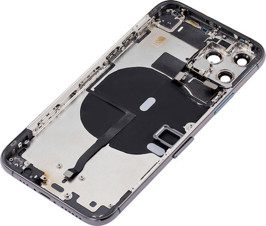 Rückgehäuse mit vorinstallierten Kleinteilen iPhone 11 Pro ohne Logo Aftermarket Plus Space Gray