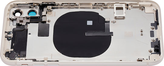 Back Housing W Small Components Pre-installed Iphone 11 No Logo Aftermarket Plus White