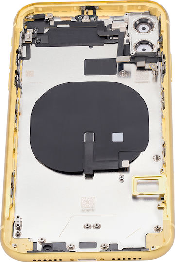 Back Housing W Small Components Pre-installed Iphone 11 No Logo Aftermarket Plus Yellow