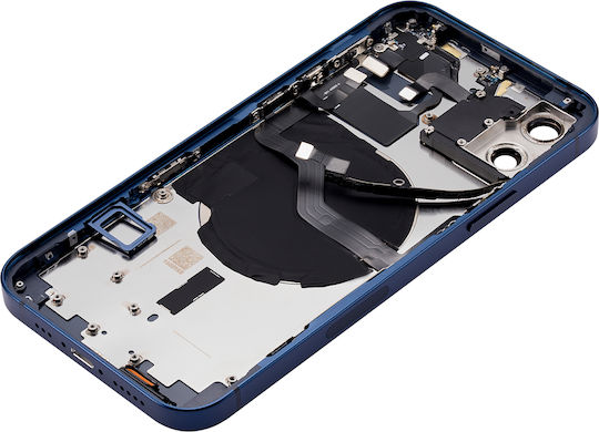 Back Housing W Small Parts Iphone 12 Us Version Aftermarket Plus Blue
