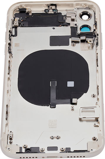 Back Housing W Small Components Pre-installed Iphone 11 No Logo Aftermarket Plus White