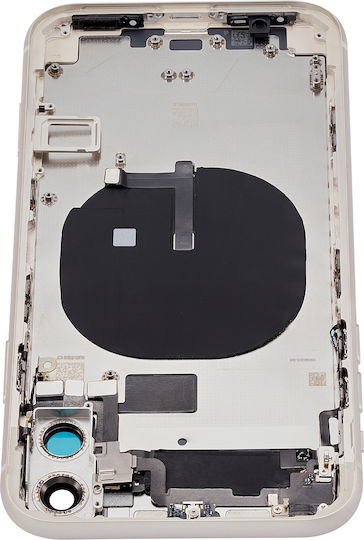 Back Housing W Small Components Pre-installed Iphone 11 No Logo Aftermarket Plus White