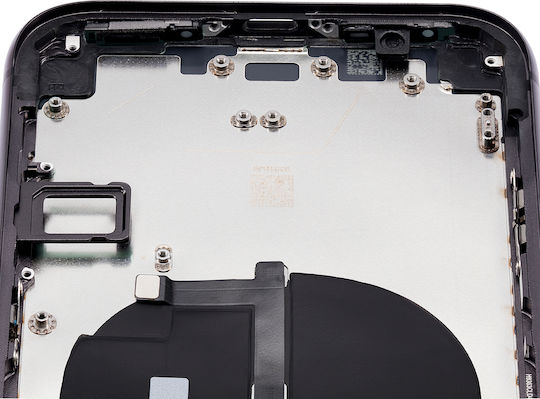 Back Housing W Small Components Pre-installed Iphone 11 No Logo Aftermarket Plus Black