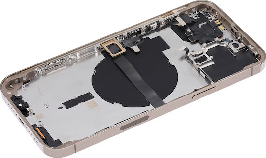 Back Housing W Small Parts Iphone 13 Pro Max Us Version Aftermarket Plus Gold