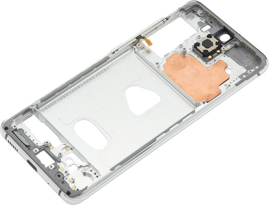 Средна рамка Samsung Galaxy S20 4G Cloud White