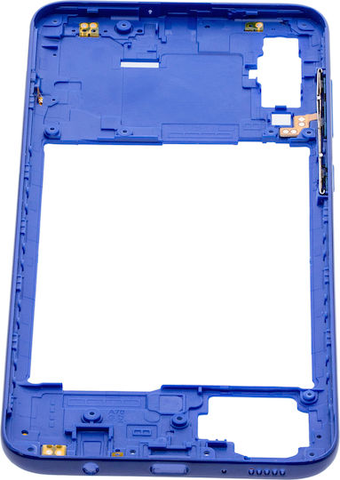 Mittelrahmengehäuse Samsung Galaxy A70 A705 2019 Aftermarket Plus Blau