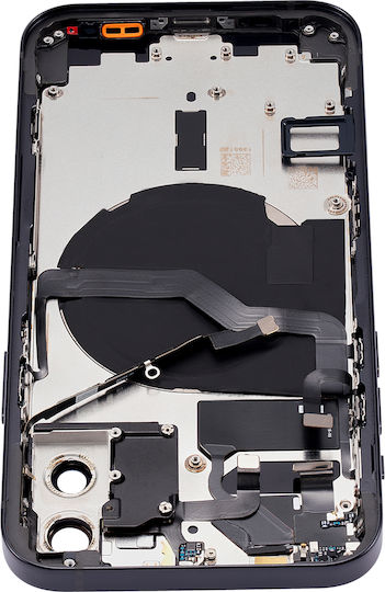 Back Housing W Small Parts Iphone 12 Us Version Aftermarket Plus Black