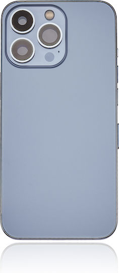 Заден корпус с малки части за iPhone 13 Pro, версия за САЩ, алтернативен, Plus, синьо Сиера