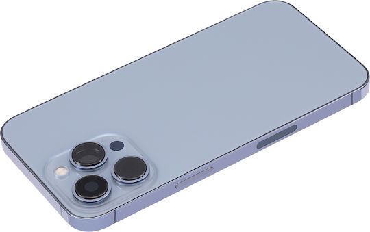 Заден корпус с малки части за iPhone 13 Pro, версия за САЩ, алтернативен, Plus, синьо Сиера