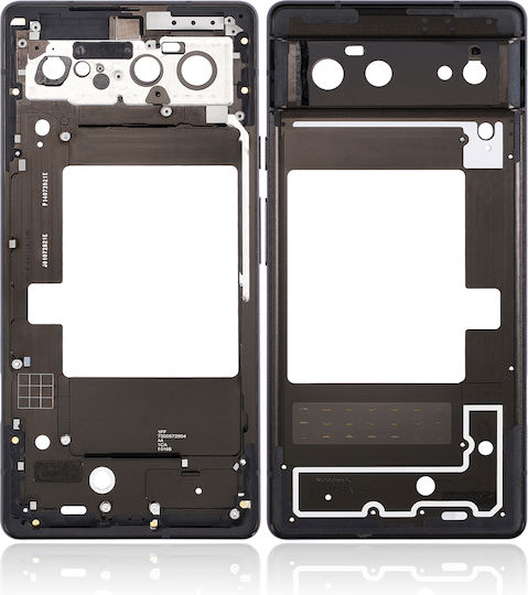 Корпус на средната рамка за Google Pixel 6 Stormy Black