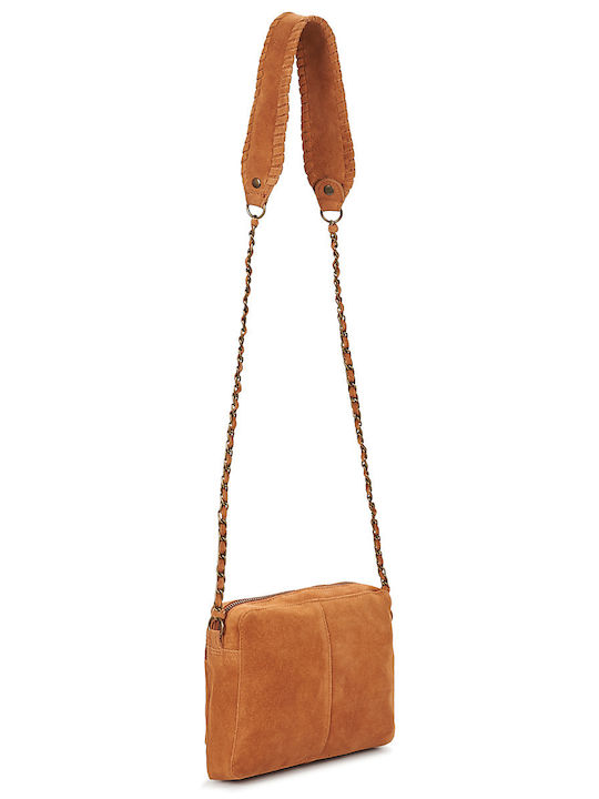 Women's Suede Shoulder Bag Beige