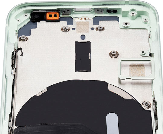 Capac Spate cu Componente Mici pentru iPhone 12 Mini, Versiunea SUA, Aftermarket Plus, Verde