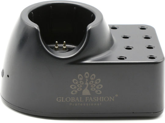 Global Fashion Електрическа пила за нокти на батерия, черна