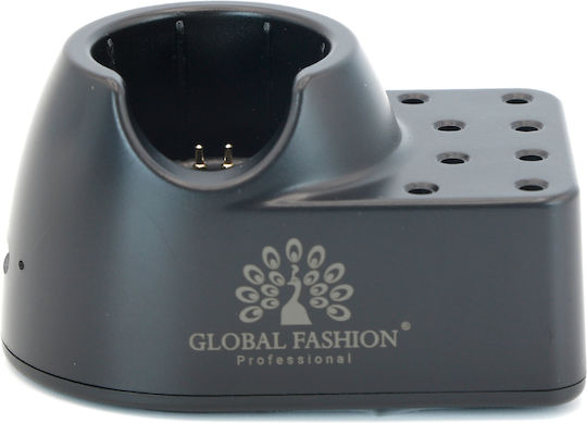 Global Fashion Електрическа пила за нокти на батерия, черна