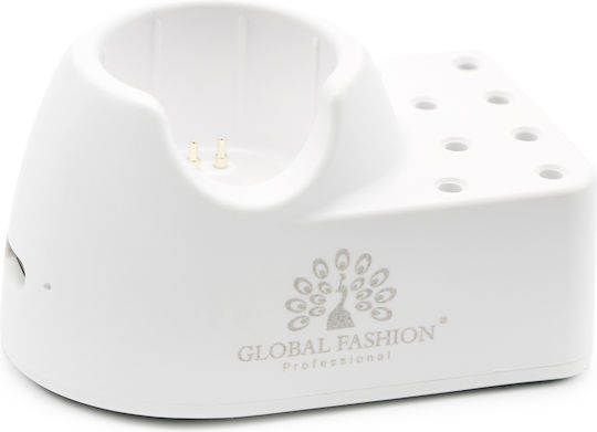 Global Fashion Gm3 Freză Electrică pentru Unghii Albă