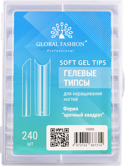 Global Fashion Nageltips in Beiger Farbe 240 Stück 16886