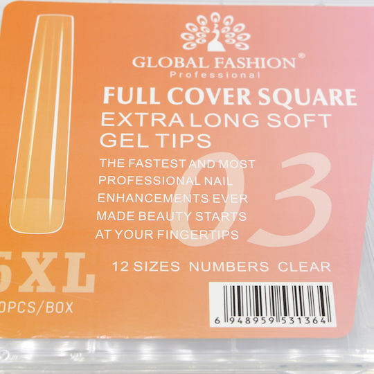 Global Fashion Nageltips in Beiger Farbe 120 Stück 25557