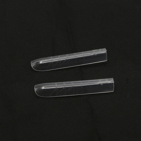 Global Fashion Zweilagige Sandwich-Nagelschablonen in quadratischer Form, 15 Größen, 240 Stück