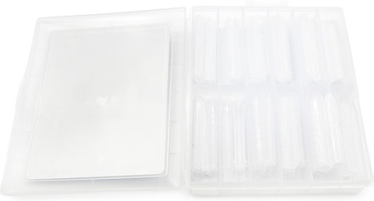 Global Fashion Plastic Nail Forms 120 Pieces Medium Square Snake Print