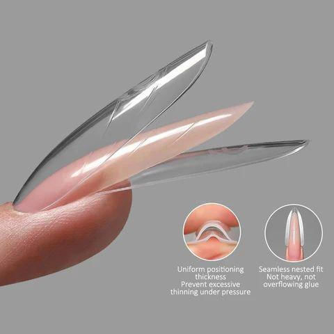 Global Fashion Double Upper Forms Almond Shape 15 Sizes 240 Pieces