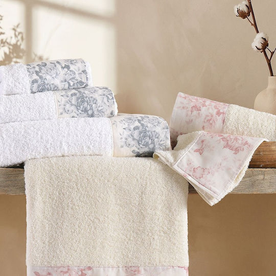 Rythmos Set of 3 Towels, Gray-Blue, 500 g/m² Weight Rythmos Set of 3 Towels, Gray-Blue, 500 g/m² Weight
