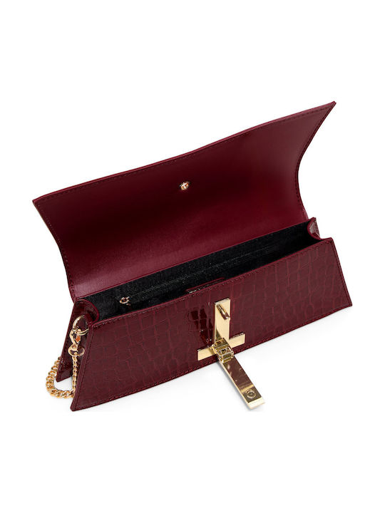 Women's Burgundy Envelope Bag