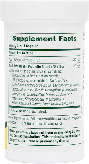 Nature's Plus Probiotics Ultra Συμπλήρωμα με Προβιοτικά & Πρεβιοτικά 30 φυτικές κάψουλες