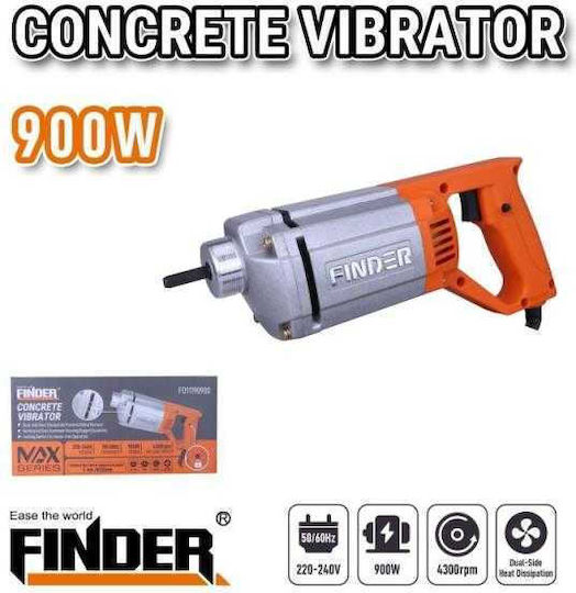 Ηλεκτρικός Δονητής Μπετού 900w Finder 198629