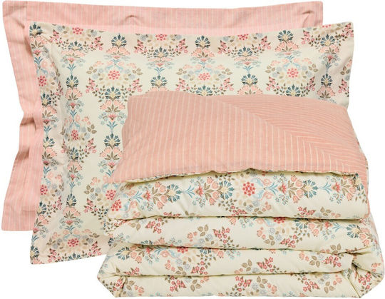 Das Home 5455 Semi Double Fitted Sheet Set 120x200+35cm Salmon (3 Pieces)