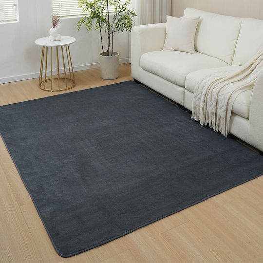 Homeone Pufos 120x160cm Din Blană Gri Închis