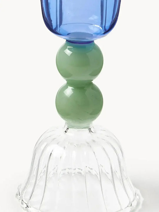 &Klevering Glas-Kerzenhalter 12x6x6 cm (Verschiedene Farben)