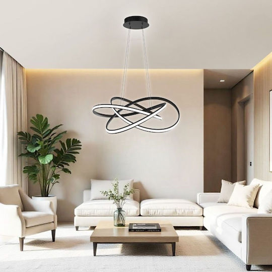 Vivalux Pendant Light Black 60x120cm
